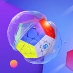 Boîte de Transport Transparente Ronde Rubik's Cube GAN Megaminx