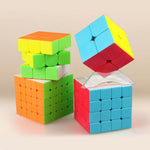 Pack Rubik's Cube QiYi 2x2 3x3 4x4 5x5 Sans Autocollants