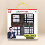 QiYi Luxurious Set 2x2 3x3 4x4 5x5 Avec Autocollants