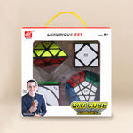 QiYi Luxurious Set Ivy Pyraminx Megaminx Skewb Avec Autocollants