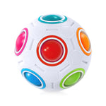 Rubik’s Cube Rond Arc-En-Ciel Blanc pour Enfants