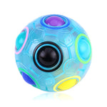 Rubik’s Cube Rond Arc-En-Ciel Bleu Fluorescent
