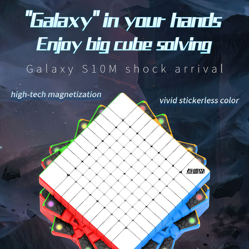 Rubik’s Cube 10x10 DianSheng Galaxy Magnétique & Cube Store
