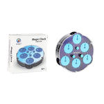 Rubiks Cube Horloge Bleu Magique