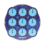Rubiks Cube Horloge Cadrans Bleus