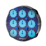 Rubiks Cube Horloge Puzzle Bleu