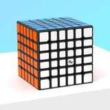Design Rubik's Cube YongJun MGC6 6x6 Noir Avec Autocollants