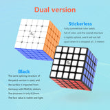 Version Stickerless et Stickers Rubik's Cube 5x5