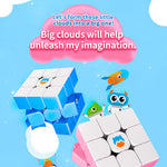 Rubik's Cube Rose et Bleu GAN Monster GO Cloud