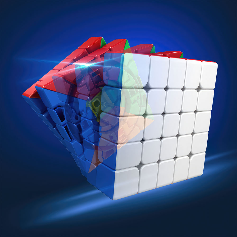 Cube Magique 4x4 Moyu Meilong M Magnétique - Version Sans Autocollant, économique Et Fluide Pour Débutants Et Experts - 1