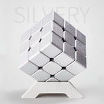 Rubik's Cube Luxueux Argenté