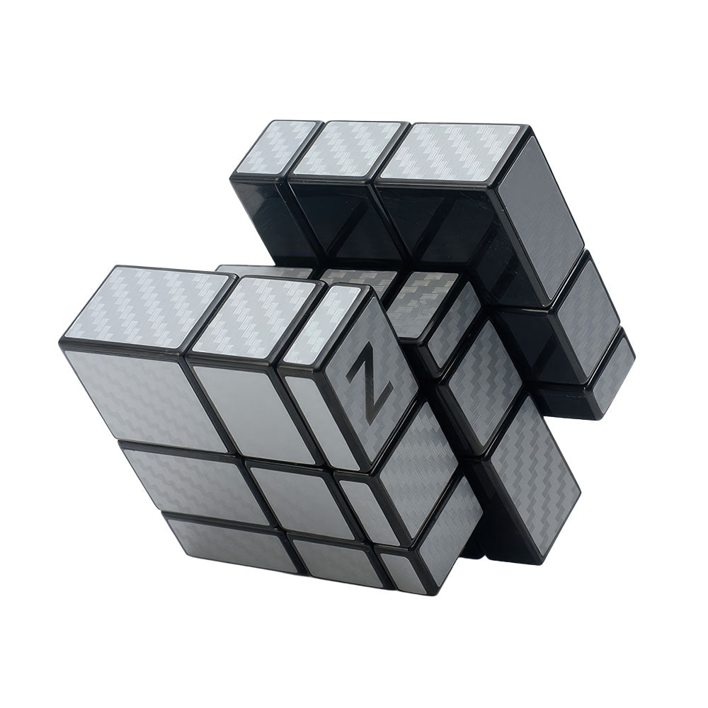 Rubik's cube argenté