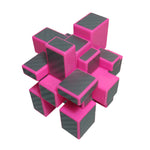 Rubik's Cube 3x3 Mirror Block Argenté Rose Twist