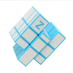 Rubik's Cube 3x3 Mirror Block Blanc Bleu Twist