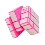 Rubik's Cube 3x3 Mirror Block Blanc Rose Twist