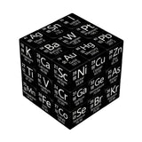 Rubik’s Cube 3x3 Physiques Tableau Périodique des Éléments Noir